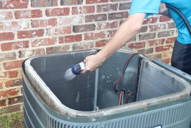 Air Duct Cleaning Services in Dubai Outdoor unit cleaning for air duct cleaning